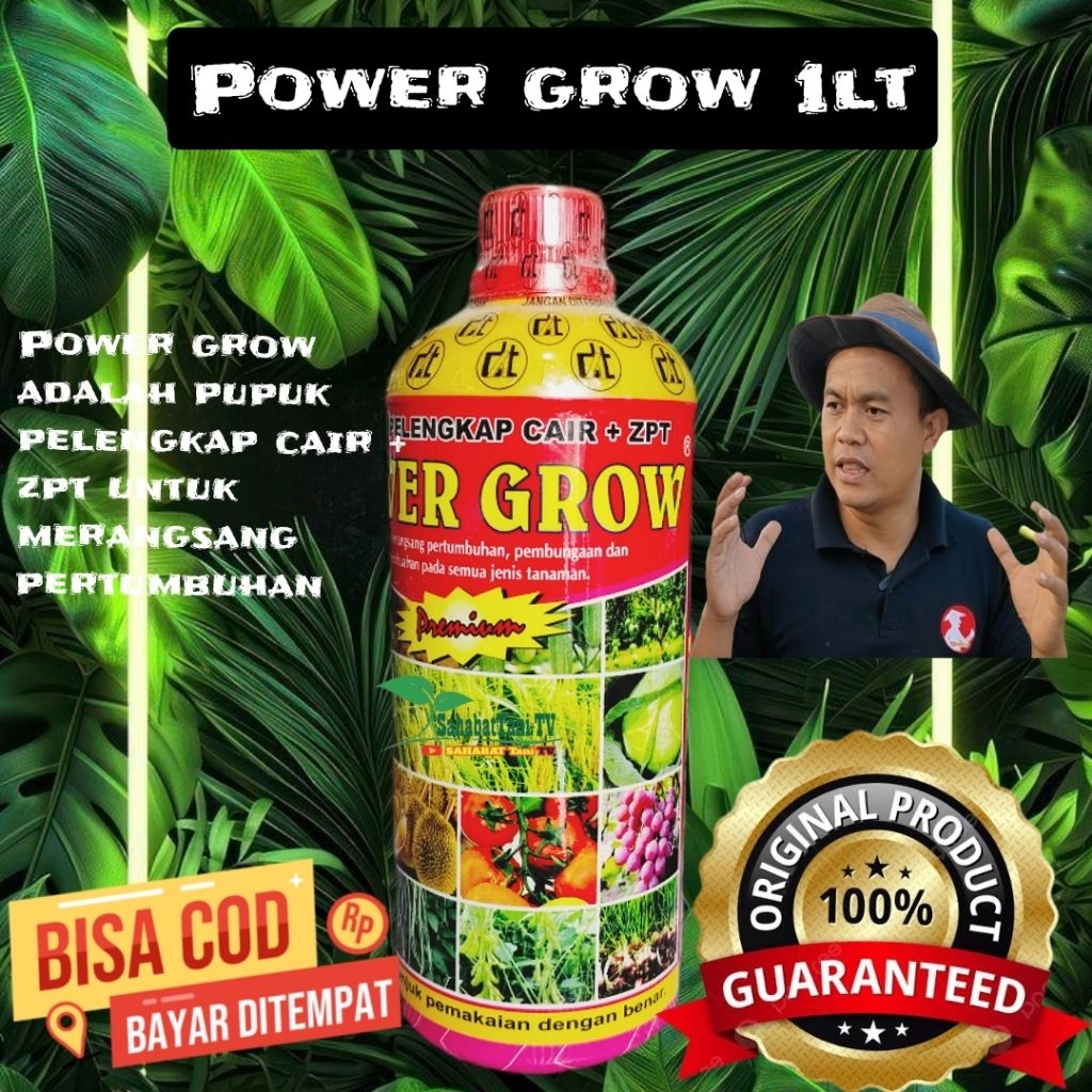 POWER GROW PUPUK PELENGKAP CAIR + ZPT-1 LITER
