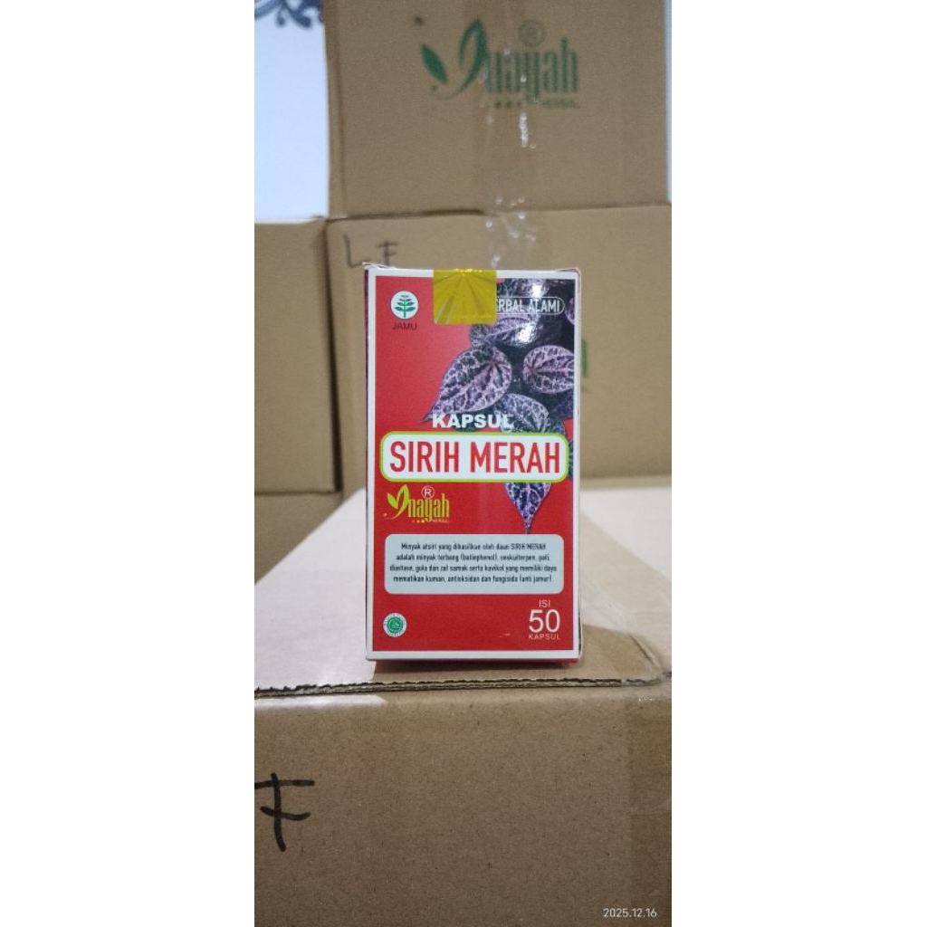 KAPSUL SIRIH MERAH