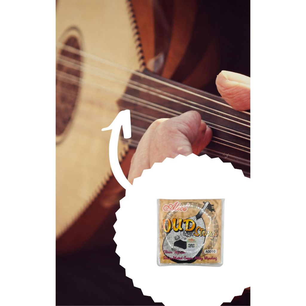 Senar String Gitar Guitar Oud Gambus Arab Alice AOD-10