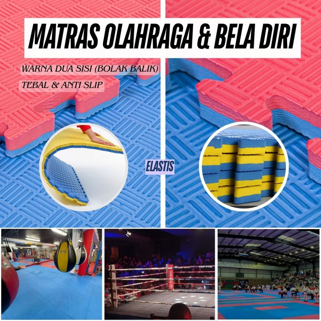 MATRAS TAEKWONDO - MATRAS OLAHRAGA BELADIRI - MATRAS TAEKWONDO PUZZLE - MATRAS ARENA BELADIRI