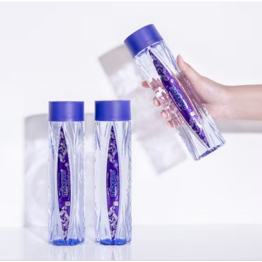 Air Mineral Alkali PH Tinggi Milagros Original / Milagros Per Botol 612ml