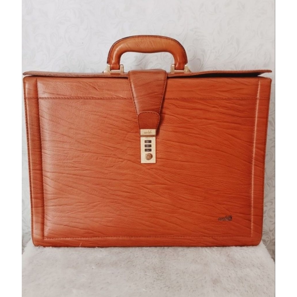 Tas kulit Condotti briefcase vintage