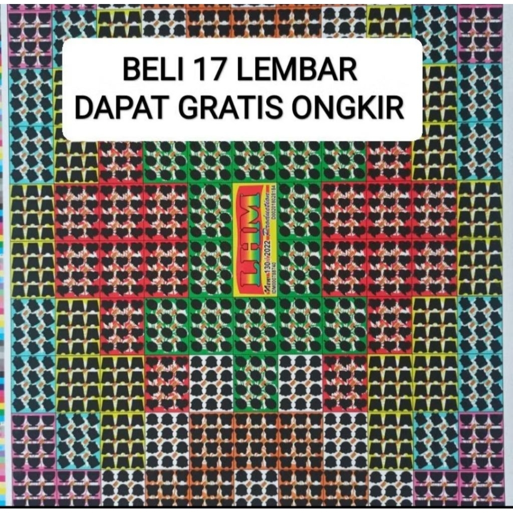 Gosokan BOM 1 lembar titik 15 18 20 24 bebas pilih// Gosokan bom tengkorak// Gosokan// Mainan anak g