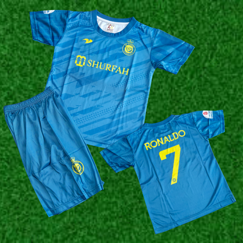 baju bola anak al nssr ronaldo/jersey ronaldo baju ronaldo/setelan ronaldo/jersey al nassr printing