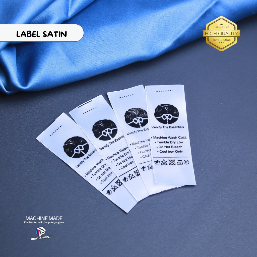 label baju label washing label satin import satin tebal / label baju / label celana / label fashion