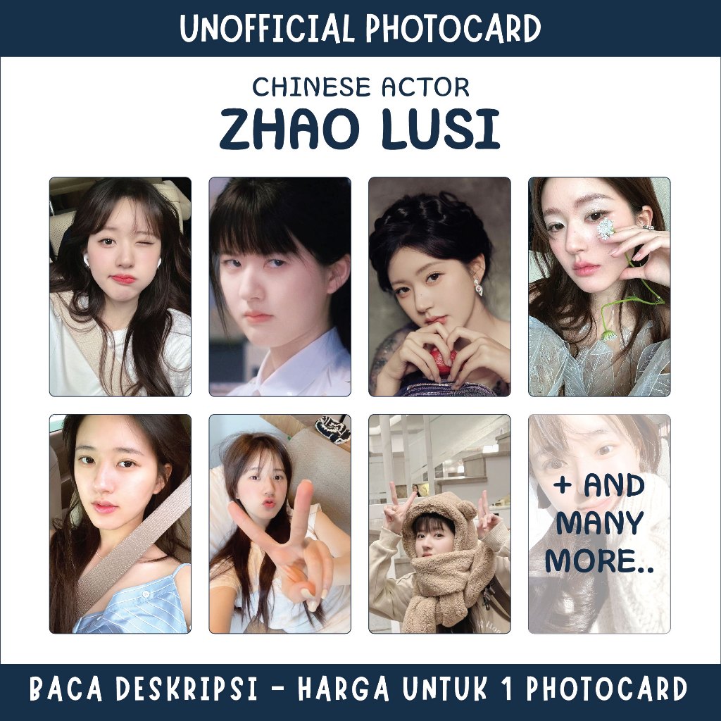 PHOTOCARD SELCA CHINESE ACTOR - ZHAO LUSI