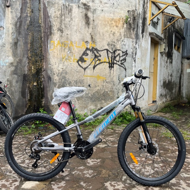 Sepeda Gunung 24 Inch MTB Element Seatle (Frame Alloy) Free Helm