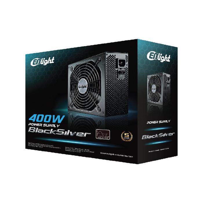 PSU Enlight Black Silver 400 Watt 80+ Bronze