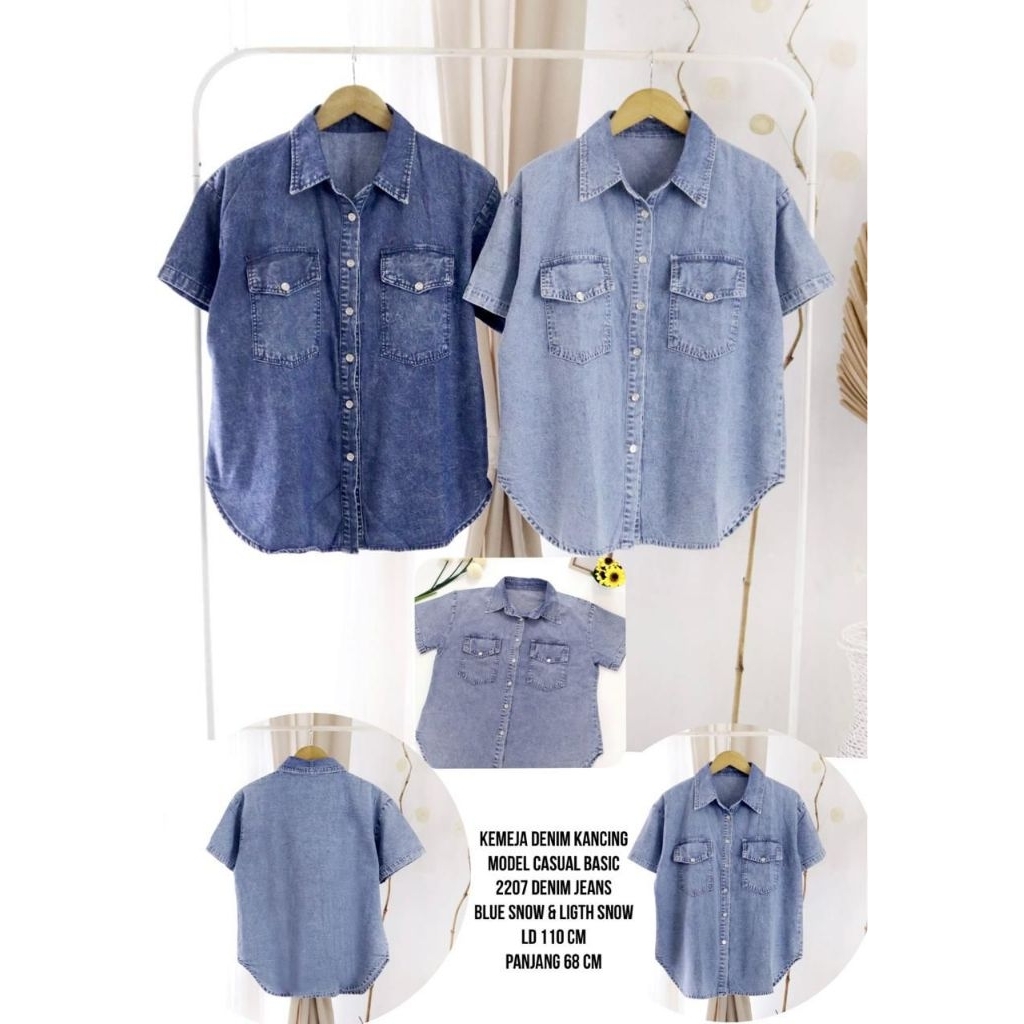 Kemeja levis wanita import kemeja wanita kantong 2