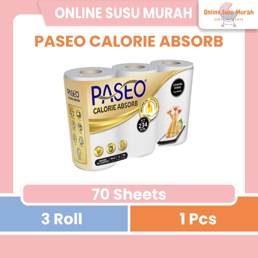 TISSU PASEO ROLL 70s TISU DAPUR PLTS