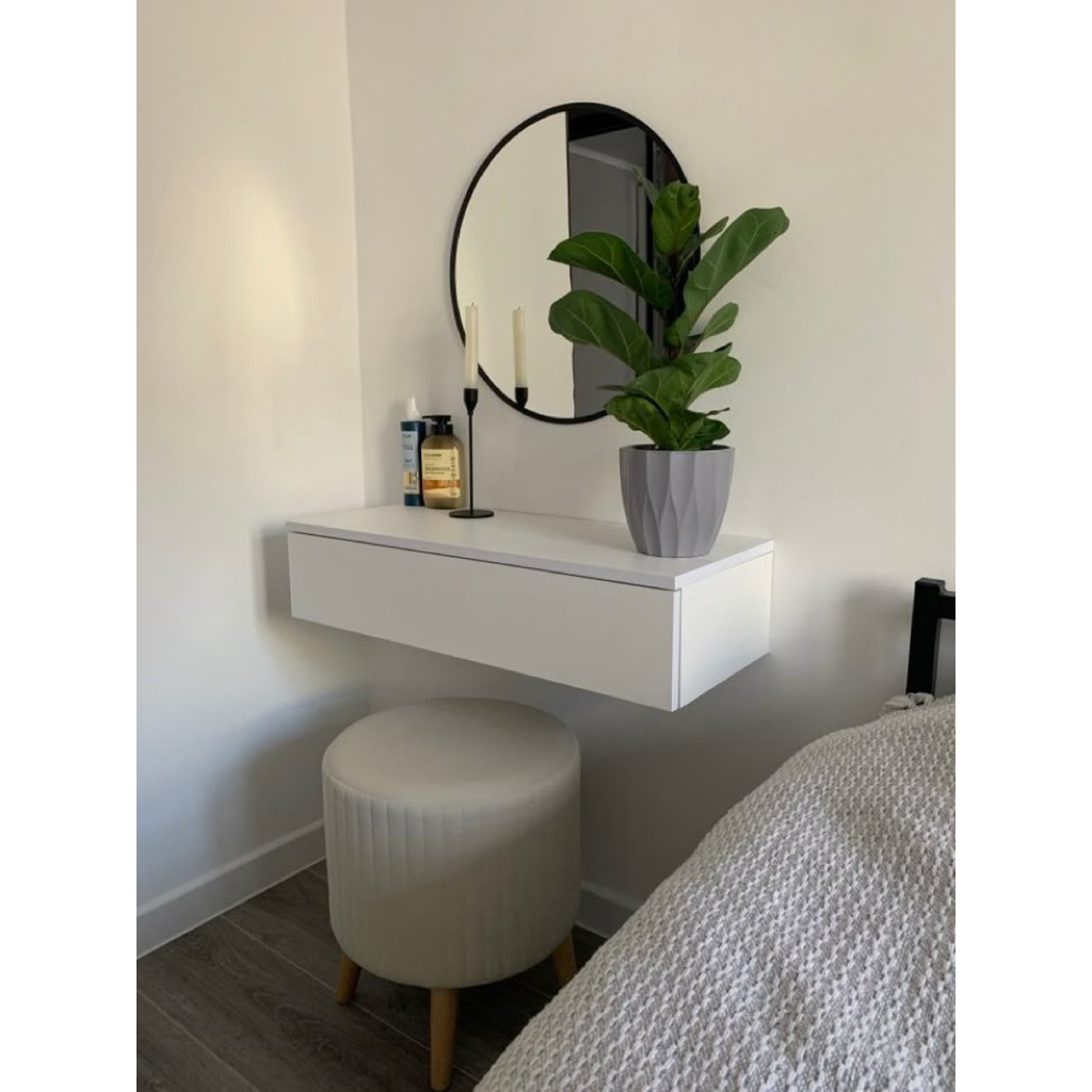 rak gantung minimalis meja rias gantung