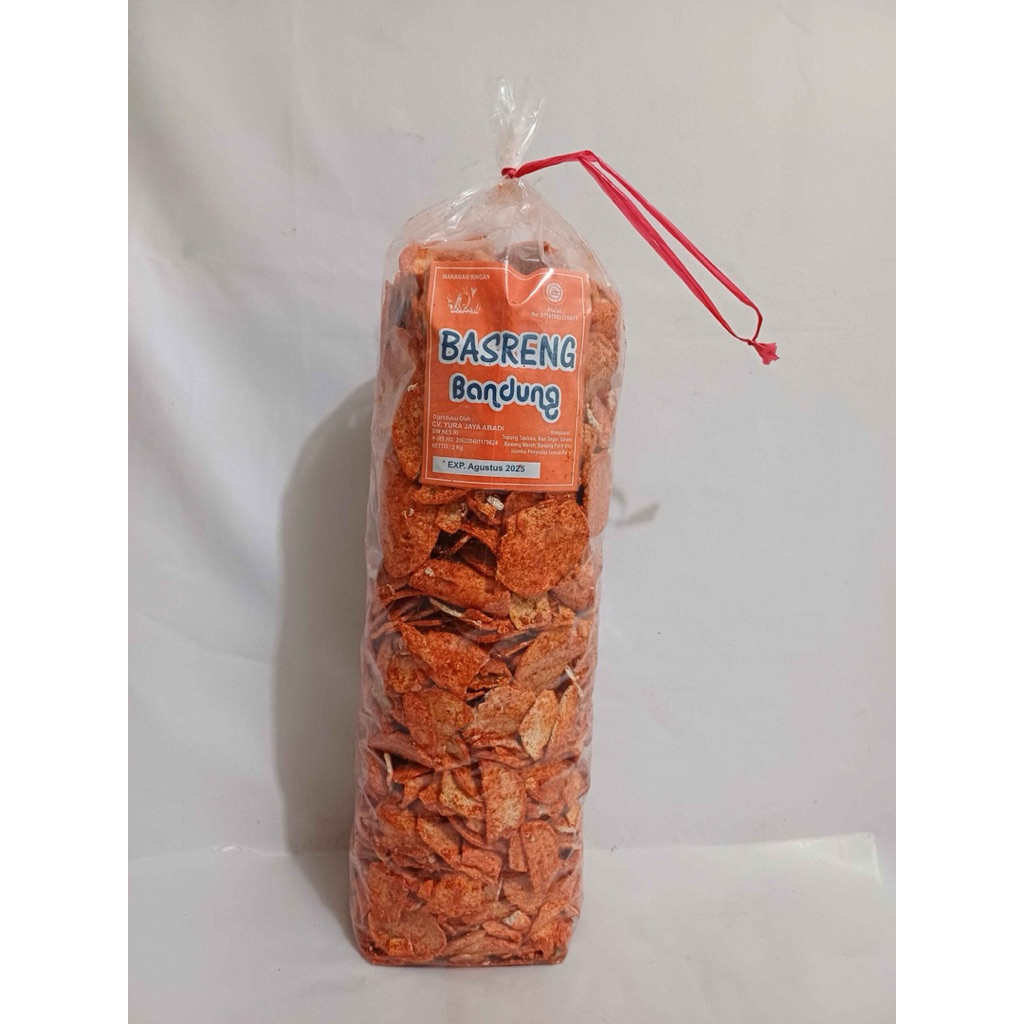 Basreng pedas bandung 1 ball cemilan snack