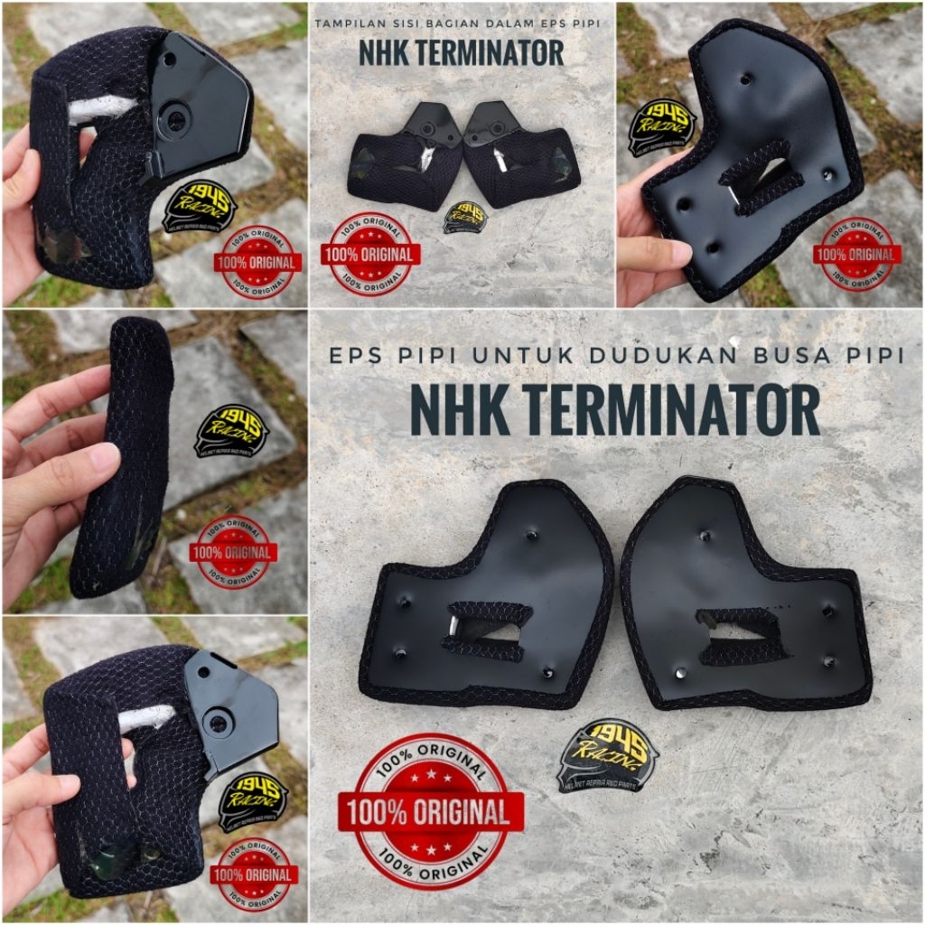 EPS Styrofoam dudukan kancing busa pipi NHK Terminator Original 100%