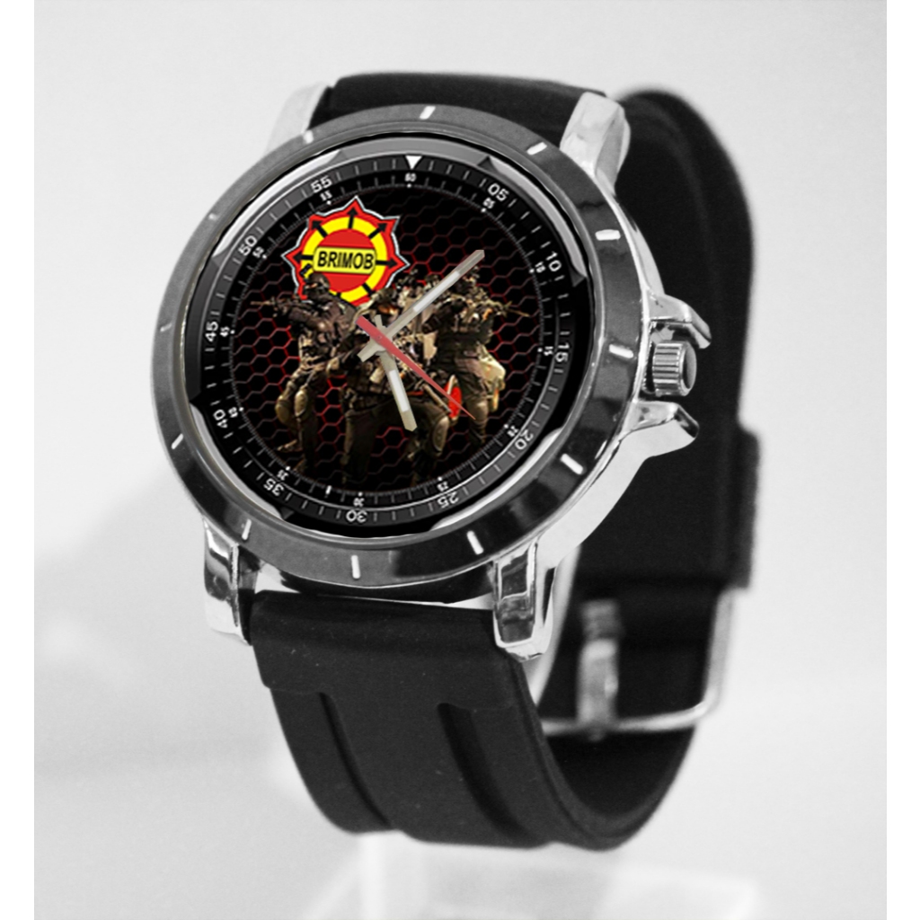Jam Tangan Custom Army BRIMOB Pria Keren Terbaru luxoratime