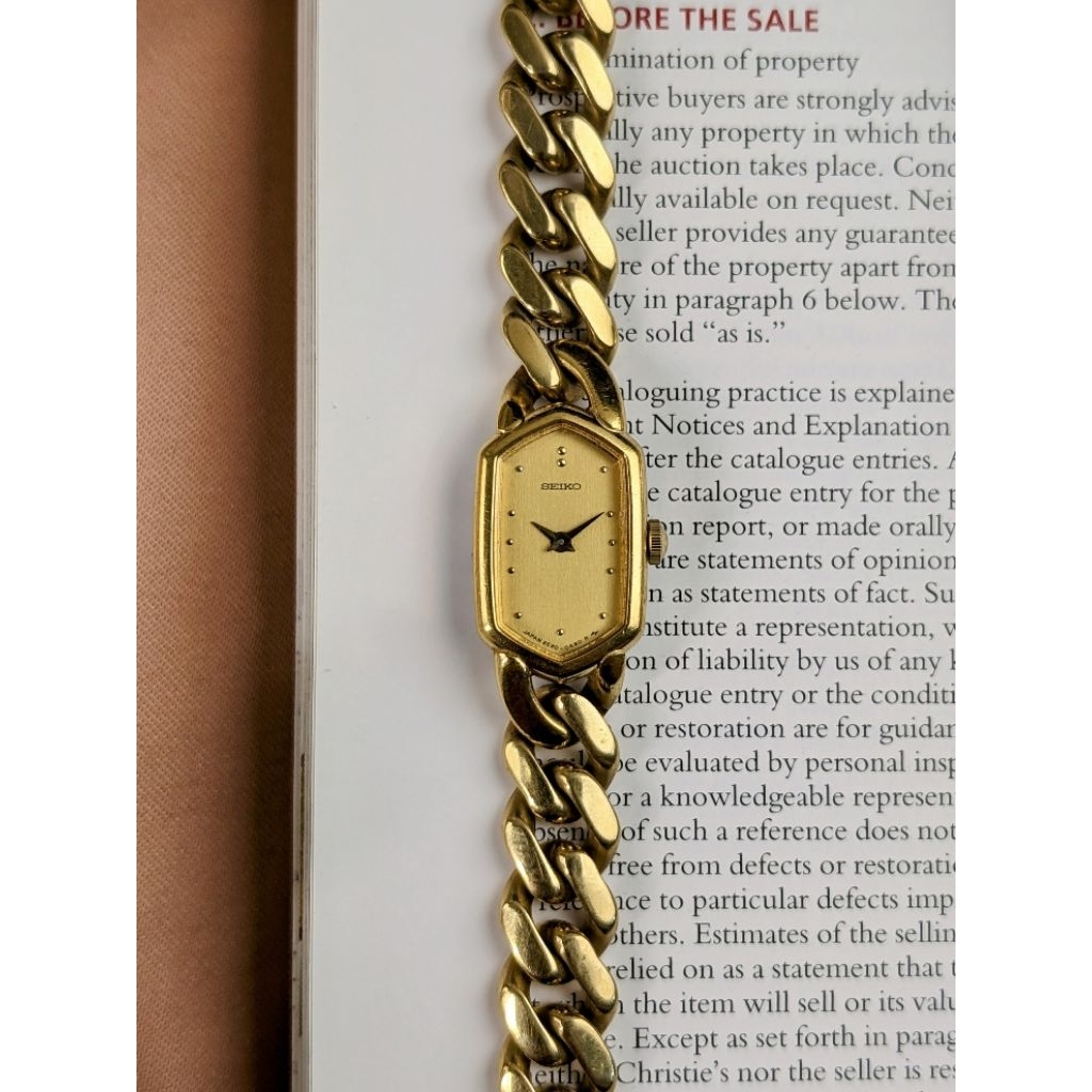 Jam Tangan Vintage Seiko Chain Bracelet Original, Fashion Ladies Watch