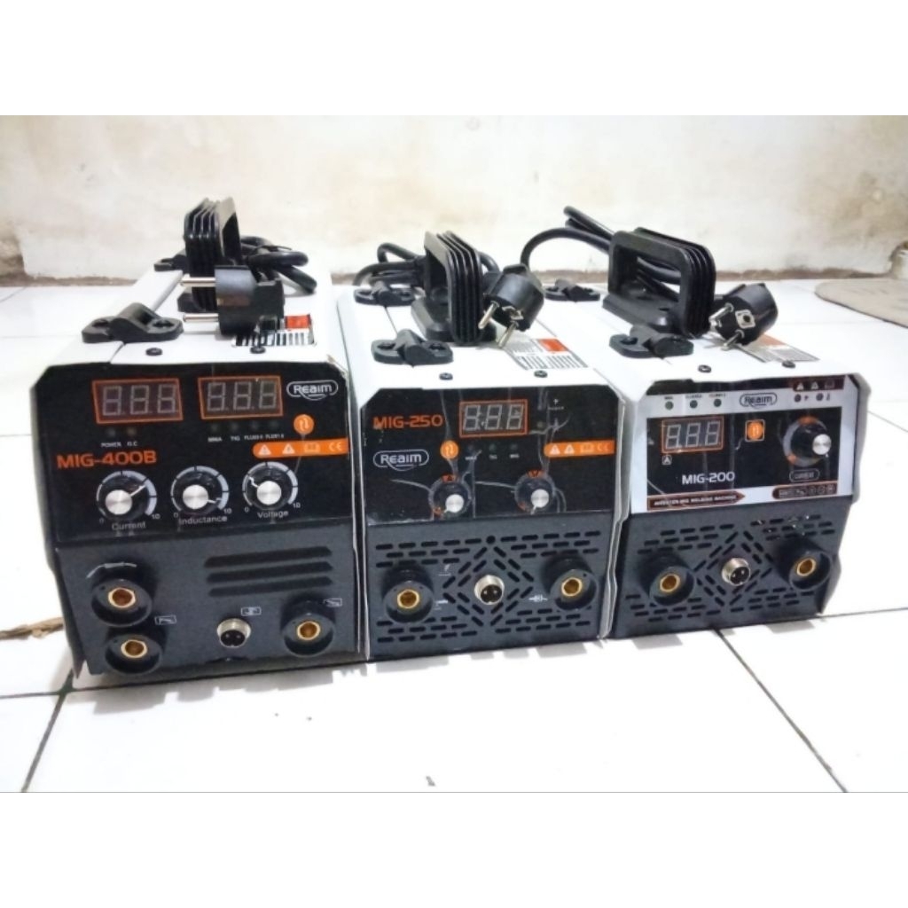 Mesin Las Listrik MIG-200 Reaim 2in1 (MMA+MIG)/ Mesin Las Mig-250/300/400 3in1 (MMA+MIG+TIG) /MesinL