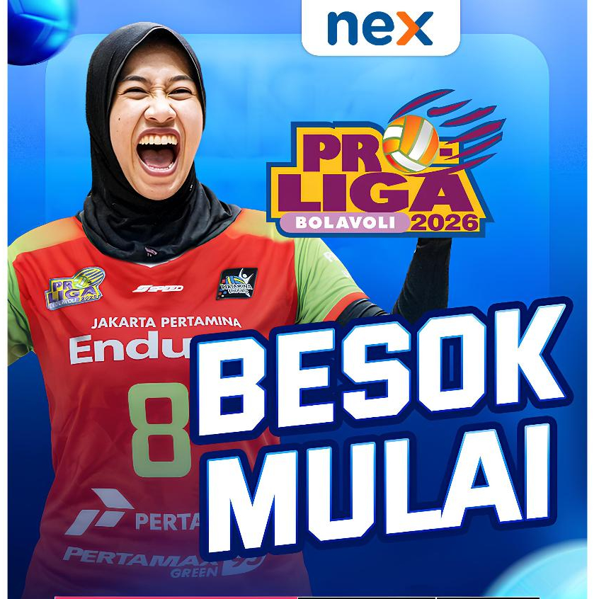 Nex Parabola Paket Voli, Proliga, Moji Volley Cup, AVC, VNL, livoli, kapolri cup