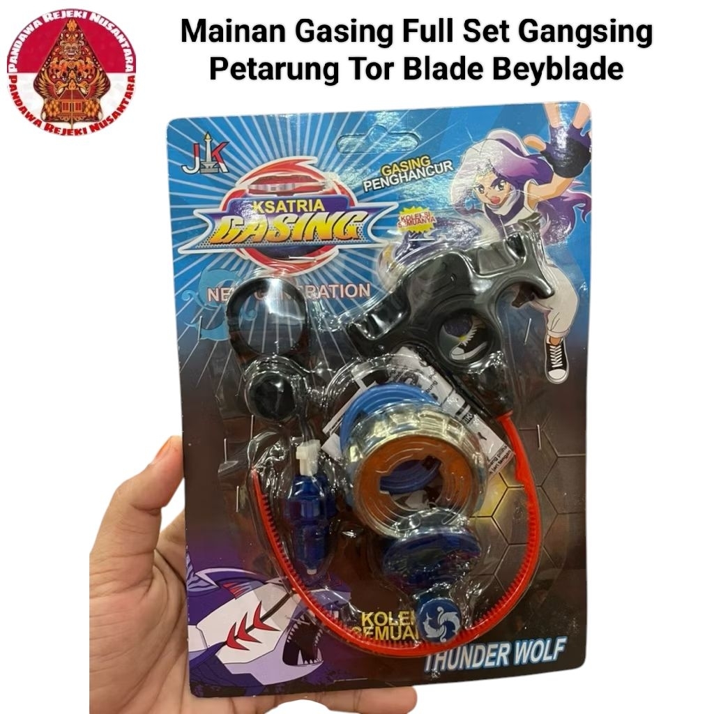 Mainan Gasing Full Set Gangsing Petarung Tor Blade Beyblade