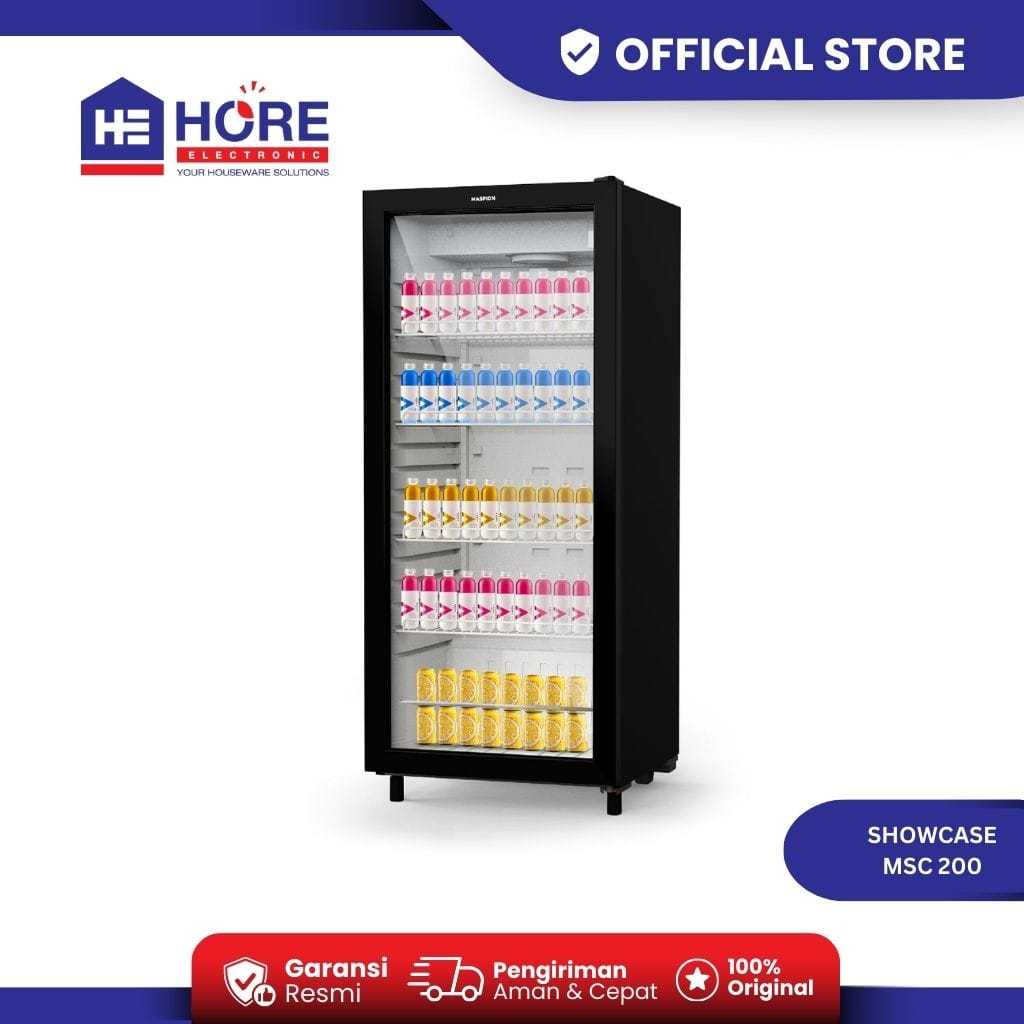Maspion Lemari Pendingin Showcase 200 Liter MSC - 200