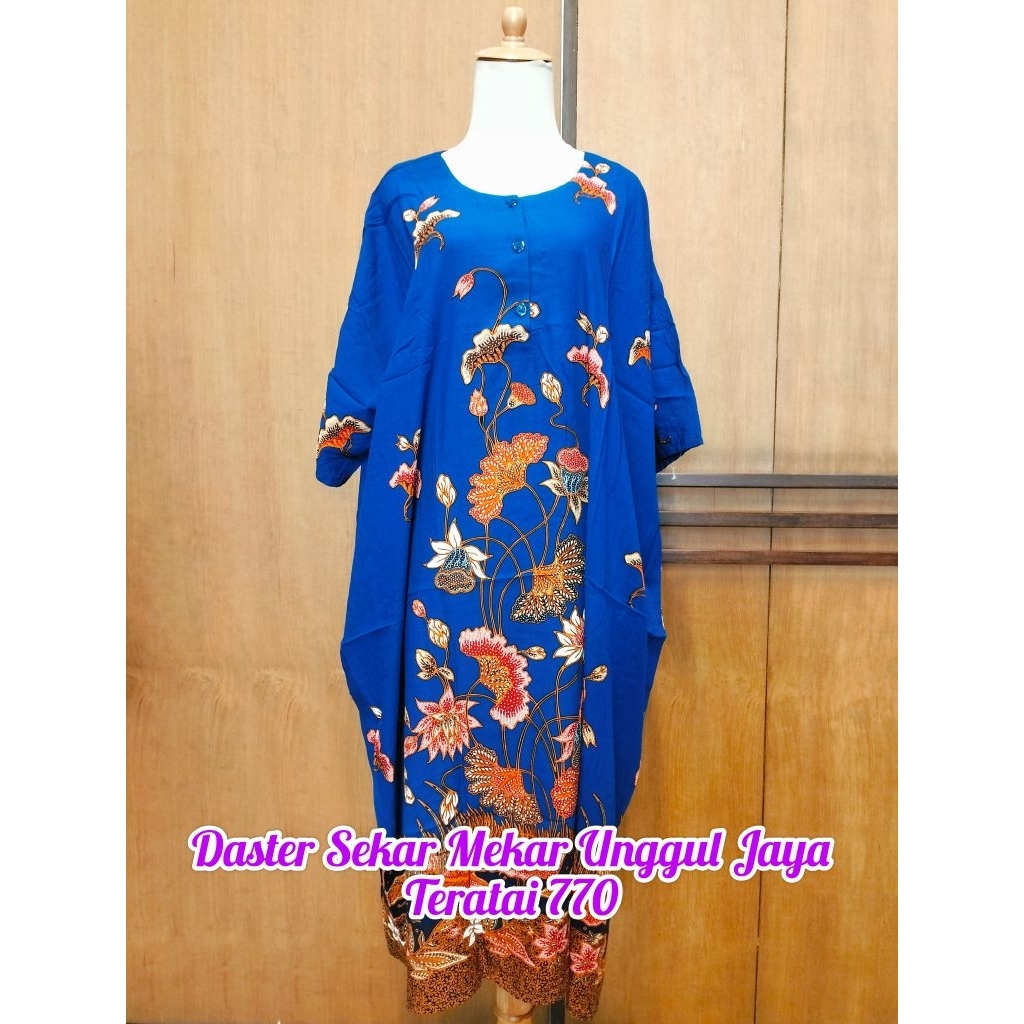 DASTER SEKAR MEKAR UNGGUL JAYA TERATAI 770 M L XL XXL