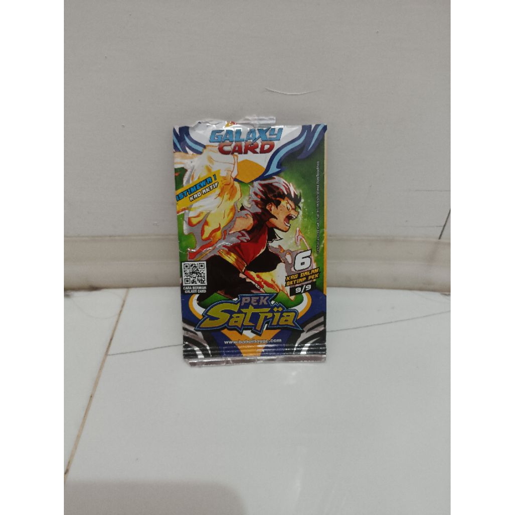 Boboiboy Galaxy Card Pek Satria 9/9