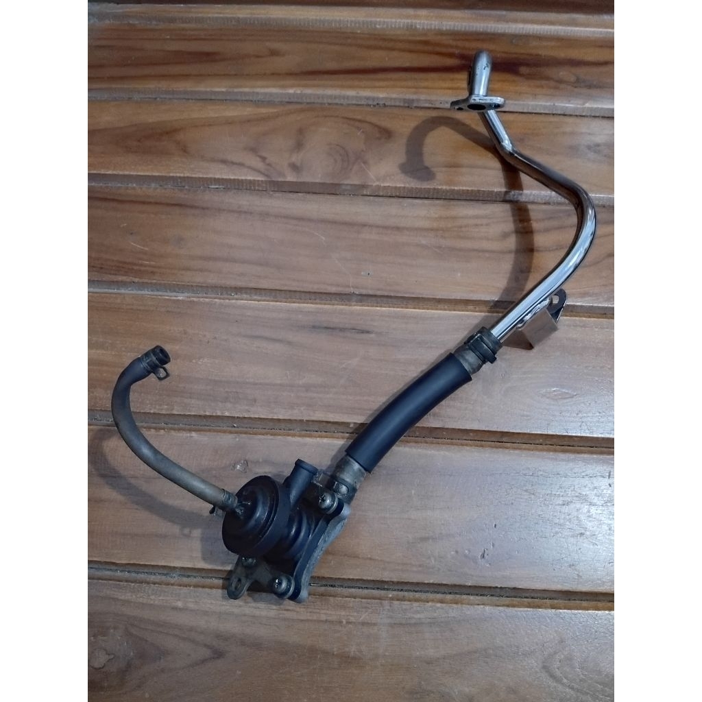 pipa selang gas buang/emisi (AIS) yamaha jupiter z/vega r new original copotan