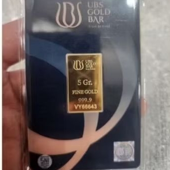 UBS Gold Bar Classic 5 Gram Murni 24 Karat