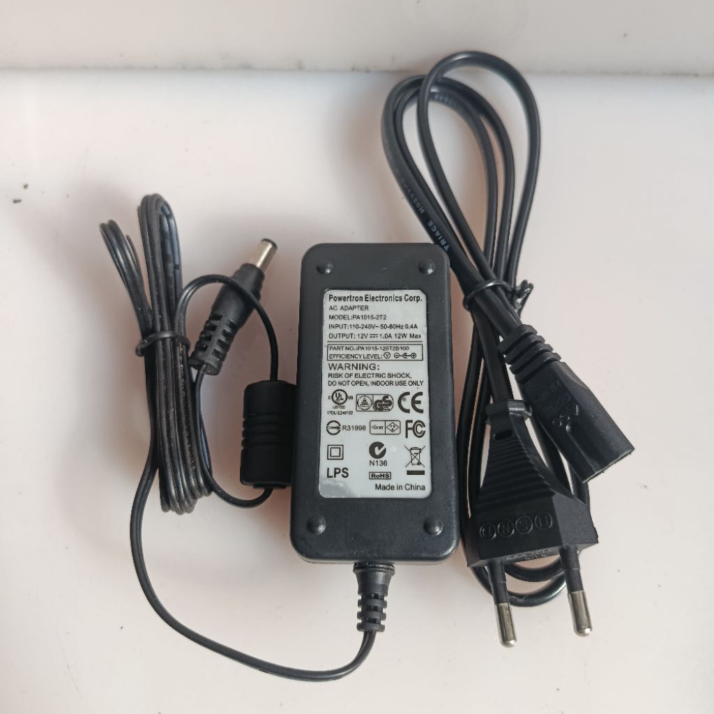 power adaptor ac/dc 12V 1A / ac adapter berkualitas 12V 1A