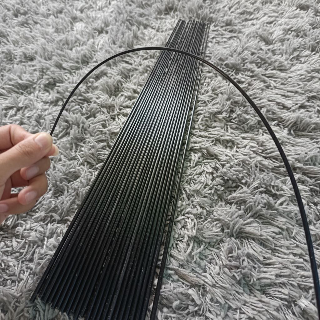 Blank fiber pancing solid kaku berkualitas