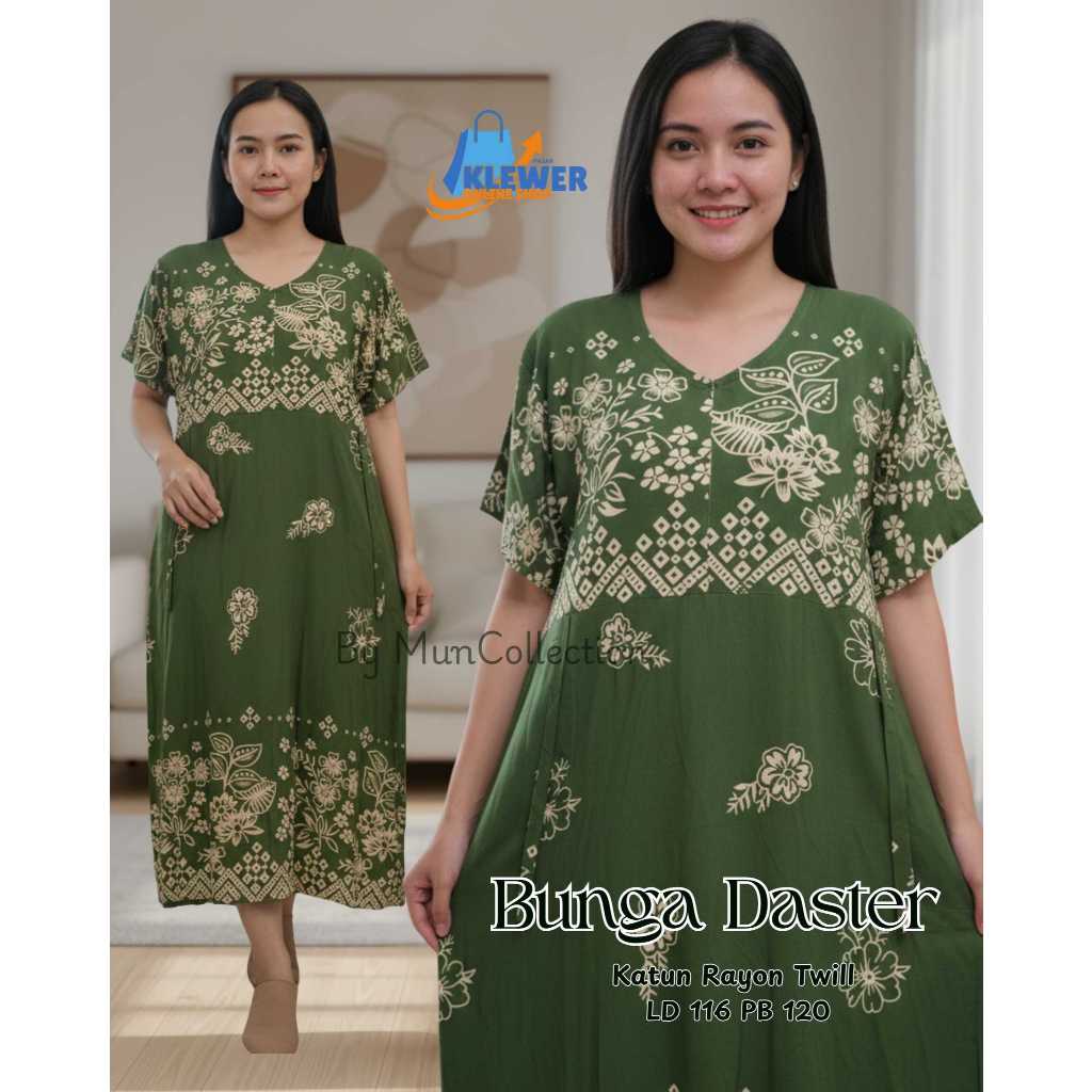 KLEWER DASTER JUMBO DASTER BIGSIZE BATIK CAP BATIK PEKALONGAN HOMEDRESS WANITA DASTER BATIK WANITA B