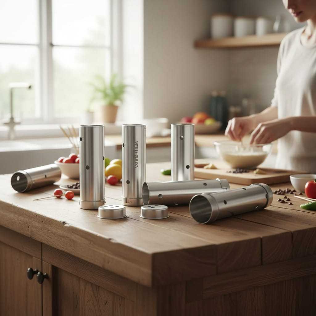 Cetakan Lontong Jumbo 10pcs Alumunium Panjang 20x5cm/Cetakan Lontong Murah