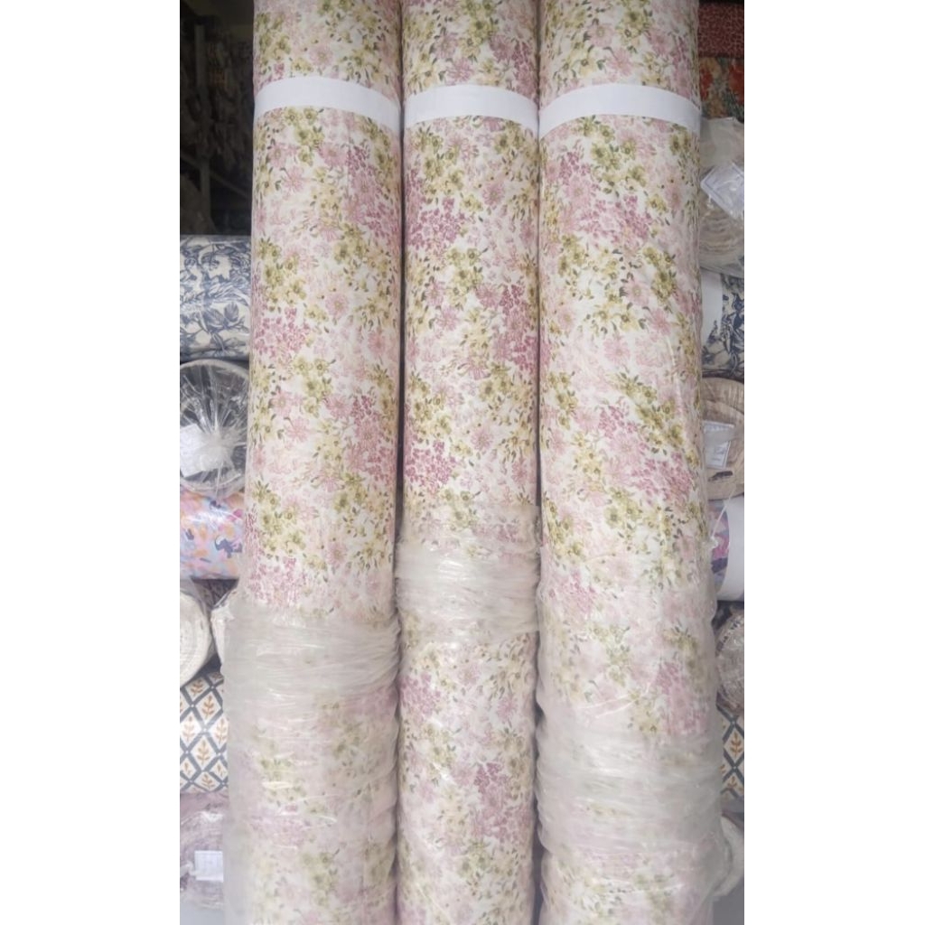 Kain Rayon Viscose Motif Rollan