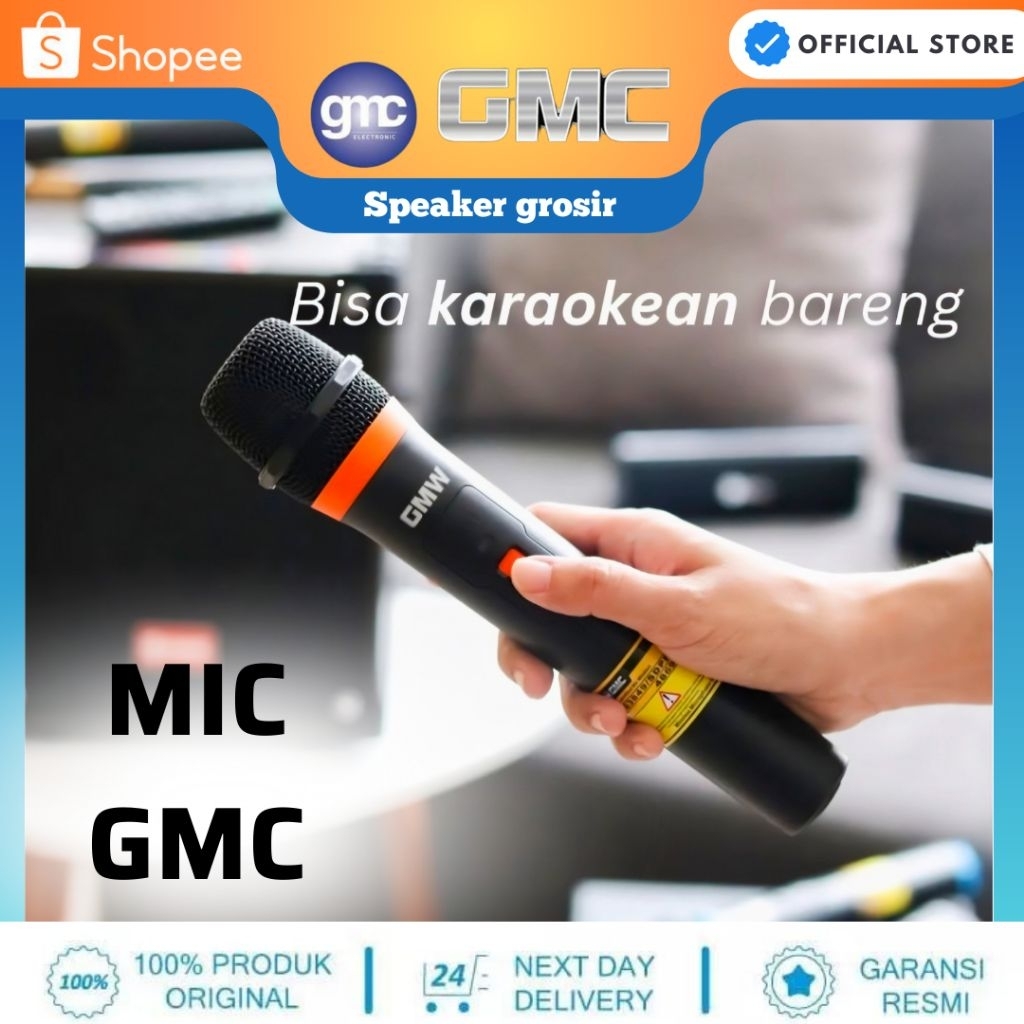 [COD] Mic wireless Speaker Gmc Original