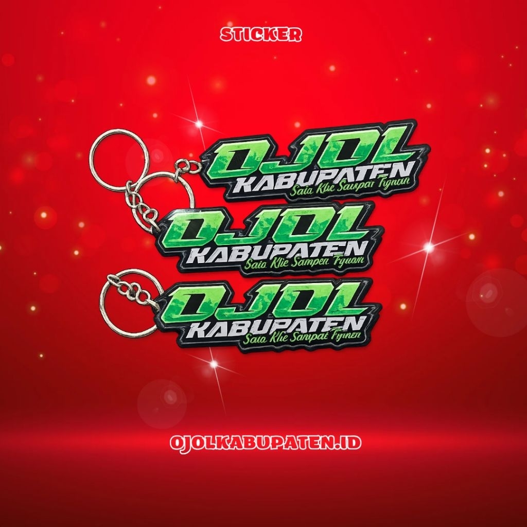 GANTUNGAN KUNCI OJOL LOGO CUSTOM