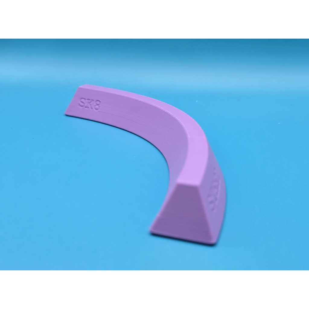 Obstacle Fingerboard Fingerboard Skate Curved Grinding Parking Block Rintangan Fingerboard Fingerboa