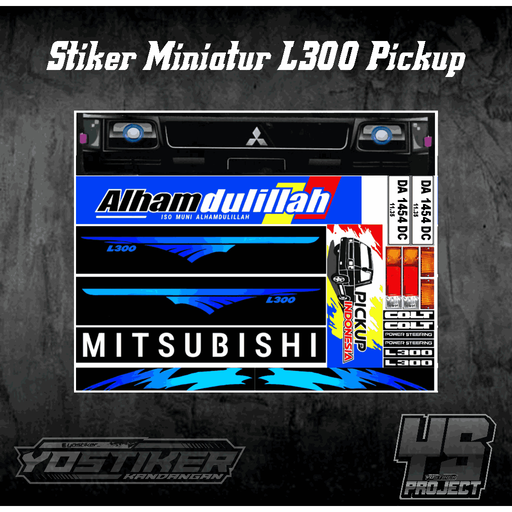 Stiker Miniatur L300 Anti Air