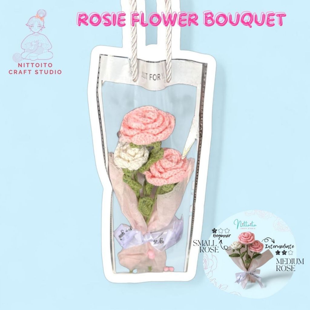 DIY PAX | Crochet | Rosie Flower Bouquet