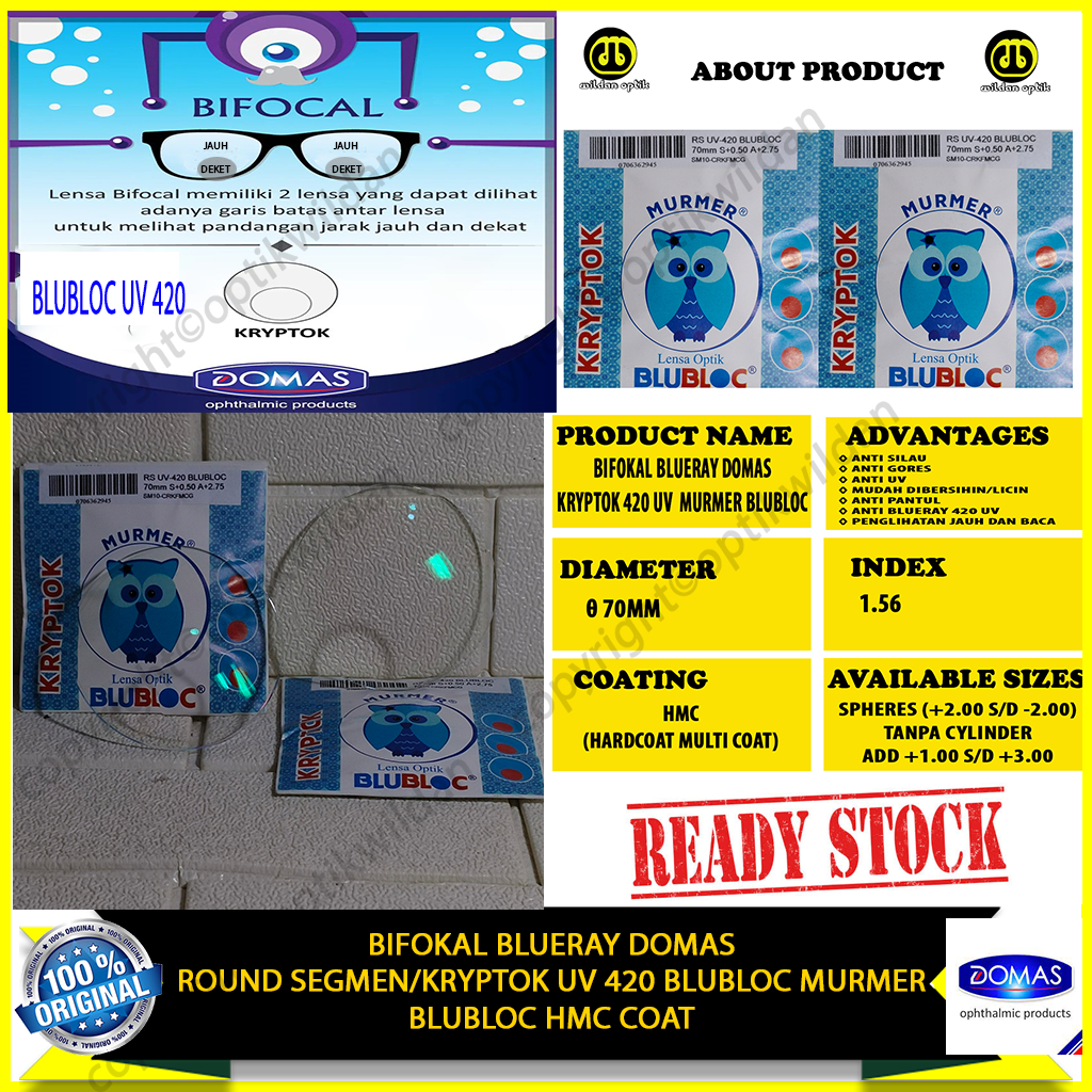 DOMAS KRYPTOK MURMER BLUERAY 420 UV BLUBLOC DOMAS