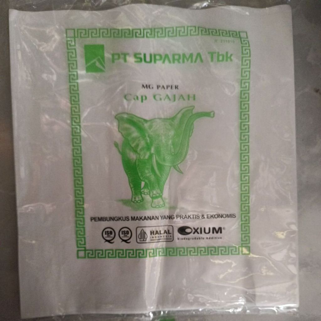 kertas nasi putih cap gajah