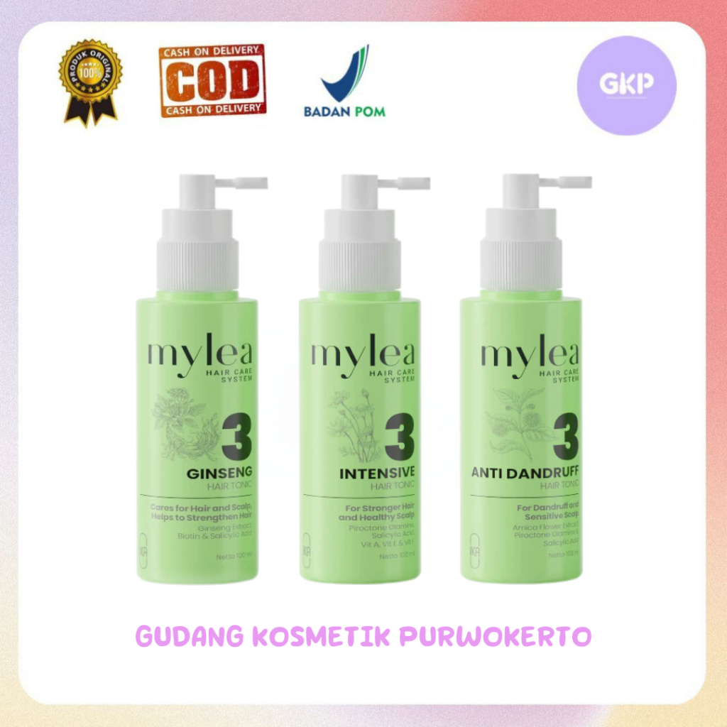 Mylea Hair Tonic 100 ML | Solusi Masalah Rambut Rontok Rusak & Berketombe