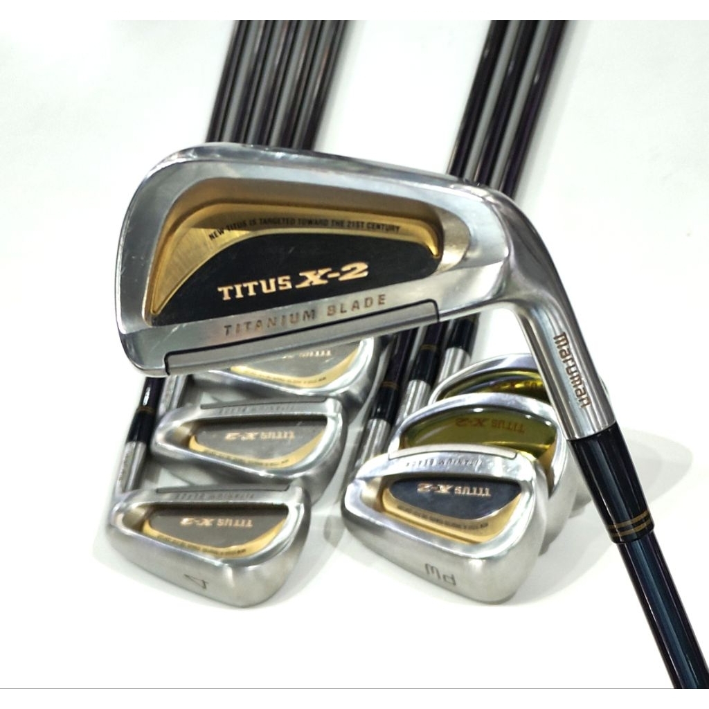Stick Golf Iron Set 9pc Original Maruman Mudah Pakai Graphite Regular Flex