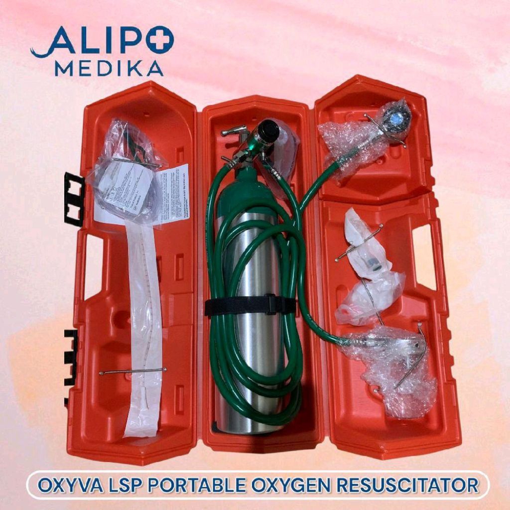 OXYVA LSP PORTABLE OXYGEN RESUSCITATOR / Life Saving Portable Neo Technology / Oksigen Resuscitation