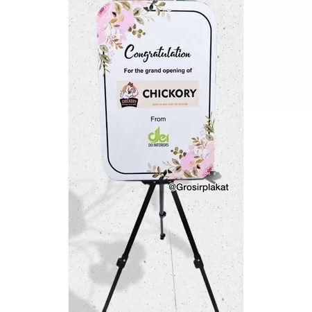 PAPAN UCAPAN AKRILIK 60 X 40 CM / PAPAN BUNGA AKRILIK / PAPAN WISUDA AKRILIK / PAPAN TANDA PERNIKAHA