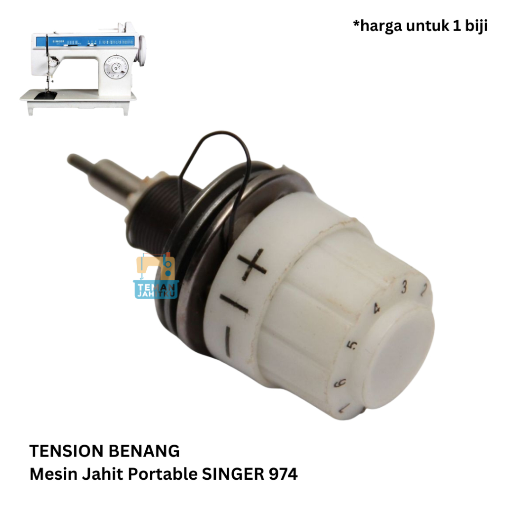 Tension Benang Mesin Portabel Singer 974 / Setelan Benang Mesin Singer 974