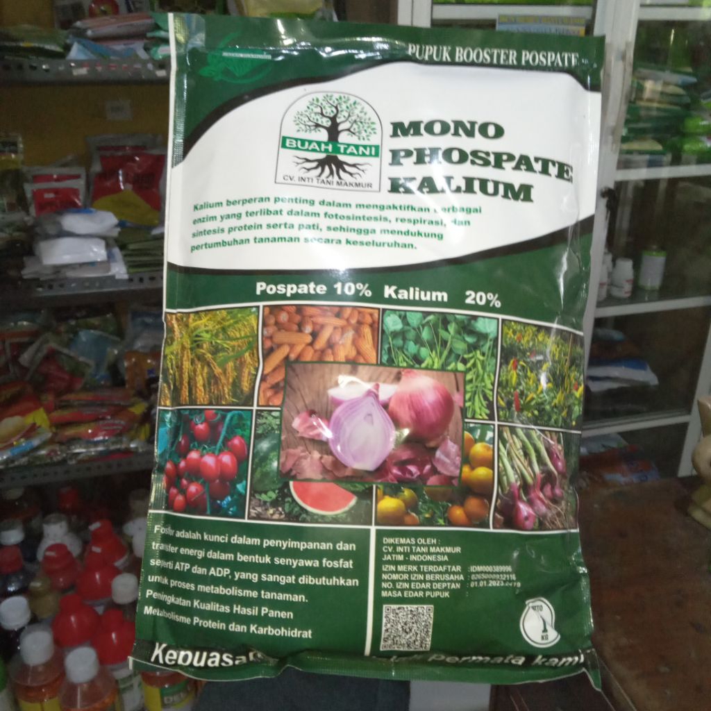 [BOOSTER BUAH] Pupuk Mono Phospate Kalium (MPK) 1kg - Pemicu Bunga & Buah Lebat