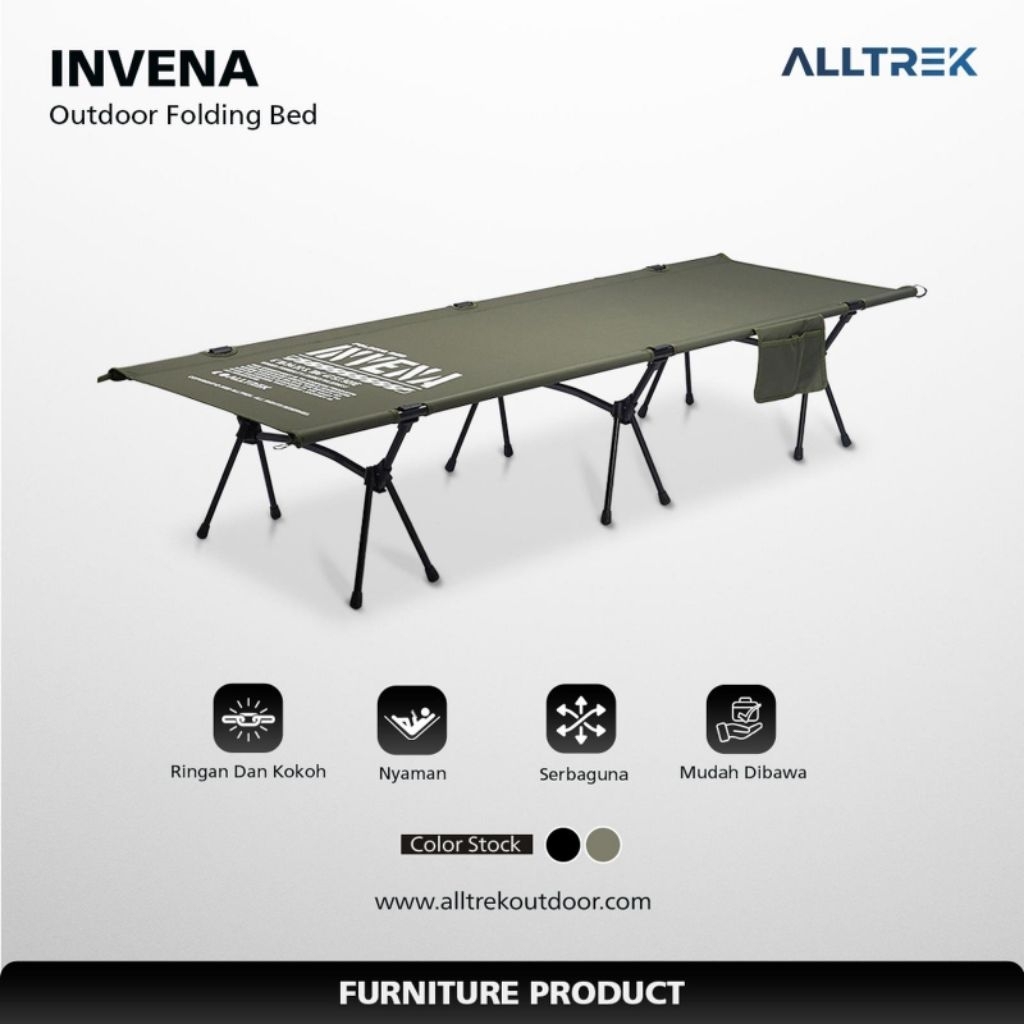 Velbed Lipat Camping Portable