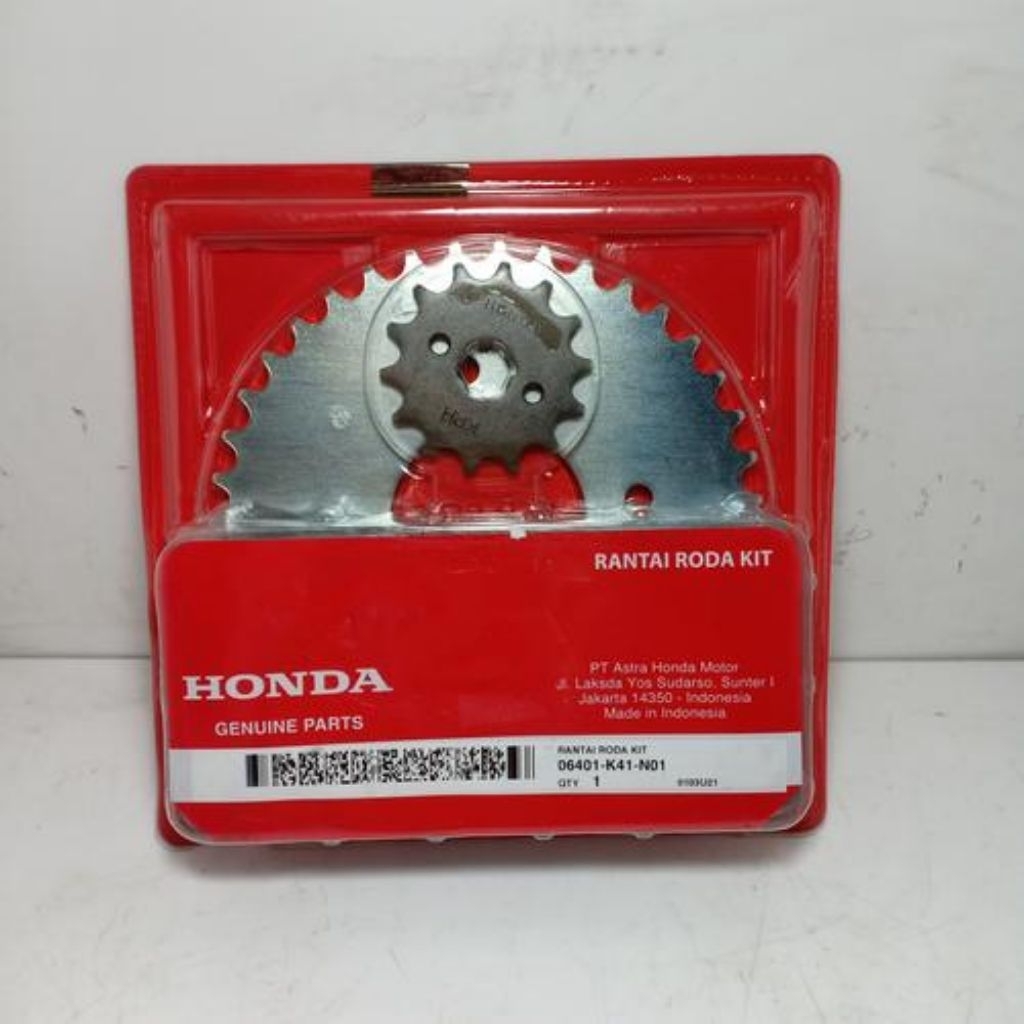 06401-K41-N01 Gear Set Honda Supra X 125 FI New Ori AHM