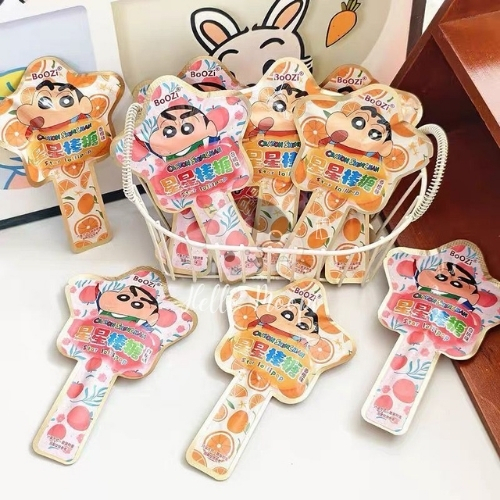 BoOZi Crayon Shin-Chan Permen Jeli Nougat Marshmallow - Snack Import China