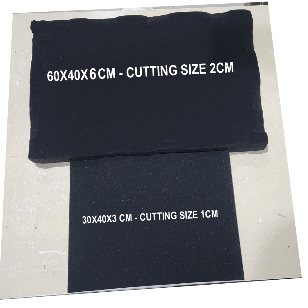 Busa Tas Custom Cut - Cotton Mesh Sponge block - Busa Pre Cut Custom for Kamera - Lensa - Drone -