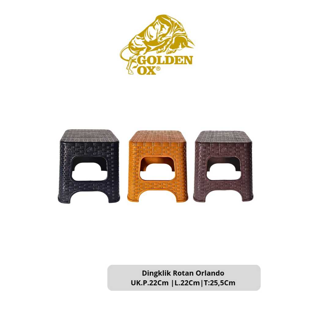 Dingklik Rotan Plastik / Kursi Plastik / Dingklik Plastik